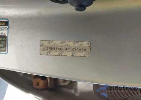 2007 Hyundai Sonata Gls из США, поврежденный, VIN 5NPET46C07H291456